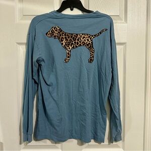 Victoria’s Secret Cheetah Dog Long Sleeve Shirt